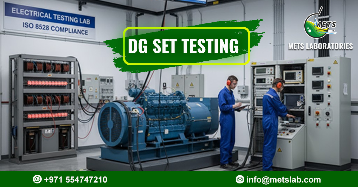 Best Gen Set Testing Lab in UAE | METS Lab - METS Laboratories